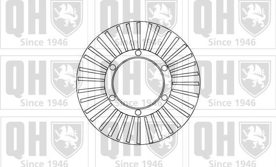 Quinton Hazell BDC4718 - Тормозной диск autosila-amz.com