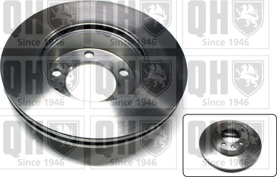 Quinton Hazell BDC5990 - Тормозной диск autosila-amz.com