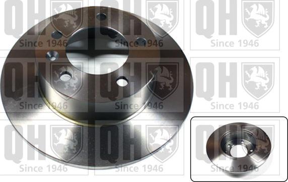 Quinton Hazell BDC5991 - Тормозной диск autosila-amz.com