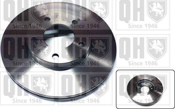 Quinton Hazell BDC5490 - Тормозной диск autosila-amz.com