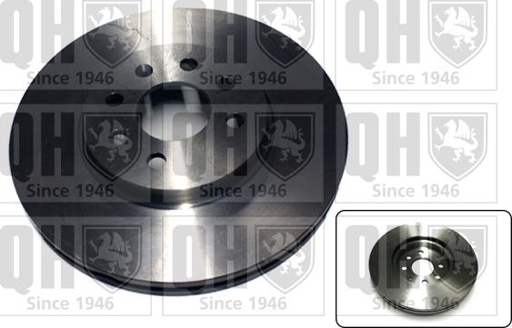 Quinton Hazell BDC5455 - Тормозной диск autosila-amz.com