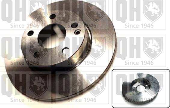 Quinton Hazell BDC5438 - Тормозной диск autosila-amz.com