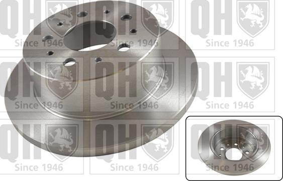 Quinton Hazell BDC5592 - Тормозной диск autosila-amz.com