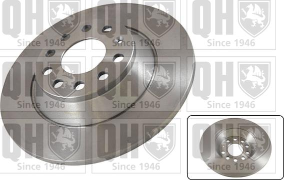 Quinton Hazell BDC5547 - Тормозной диск autosila-amz.com