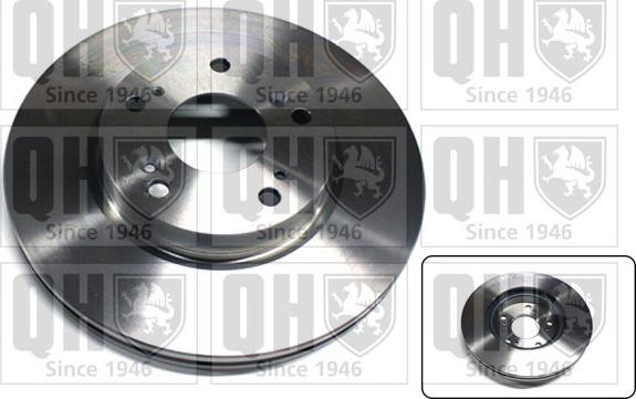 Quinton Hazell BDC5566 - Тормозной диск autosila-amz.com