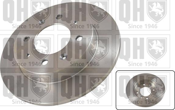 Quinton Hazell BDC5567 - Тормозной диск autosila-amz.com