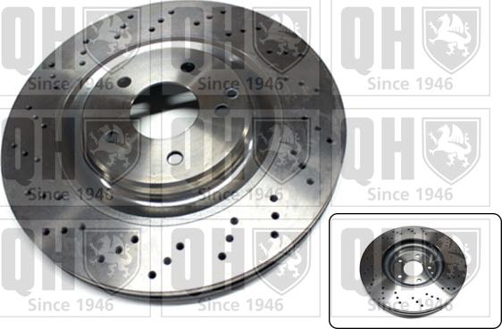 Quinton Hazell BDC5516 - Тормозной диск autosila-amz.com