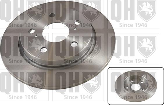 Quinton Hazell BDC5588 - Тормозной диск autosila-amz.com