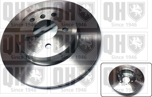 Quinton Hazell BDC5535 - Тормозной диск autosila-amz.com
