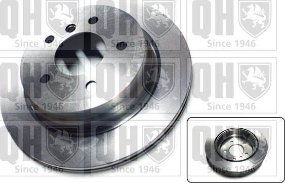 Quinton Hazell BDC5530 - Тормозной диск autosila-amz.com