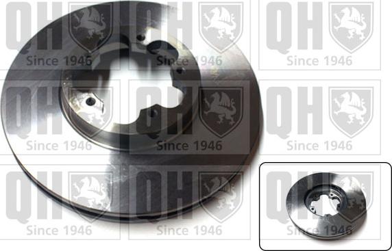 Quinton Hazell BDC5522 - Тормозной диск autosila-amz.com
