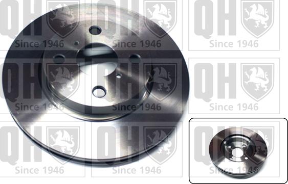 Quinton Hazell BDC5571 - Тормозной диск autosila-amz.com