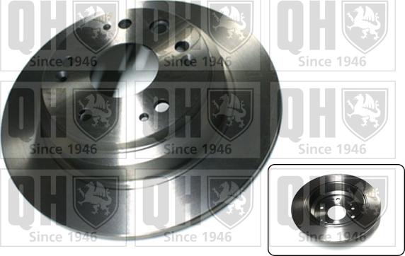 Quinton Hazell BDC5605 - Тормозной диск autosila-amz.com