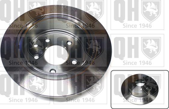 Quinton Hazell BDC5607 - Тормозной диск autosila-amz.com