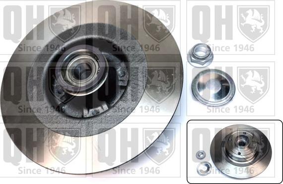 Quinton Hazell BDC5616 - Тормозной диск autosila-amz.com