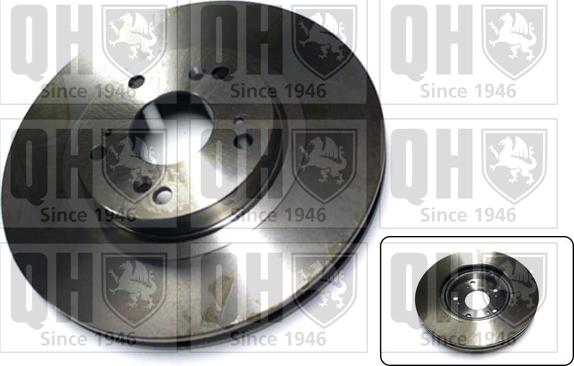 Quinton Hazell BDC5681 - Тормозной диск autosila-amz.com