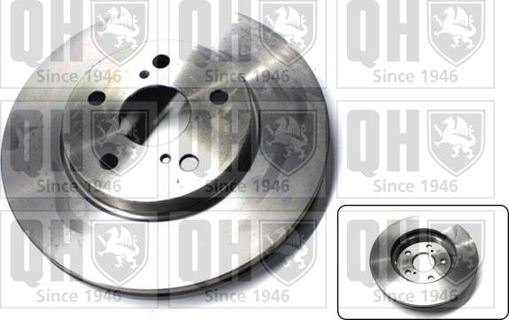 Quinton Hazell BDC5673 - Тормозной диск autosila-amz.com