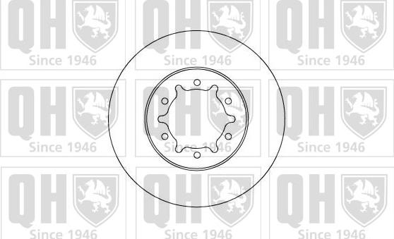 Quinton Hazell BDC5065 - Тормозной диск autosila-amz.com