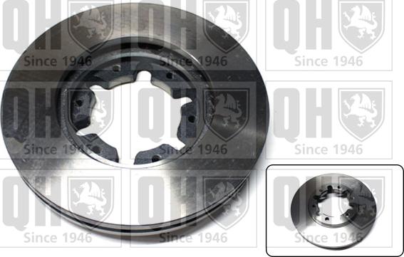 Quinton Hazell BDC5028 - Тормозной диск autosila-amz.com