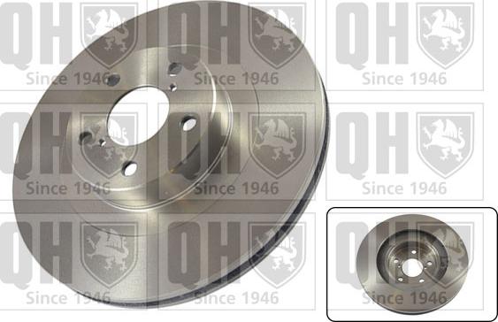 Quinton Hazell BDC5165 - Тормозной диск autosila-amz.com