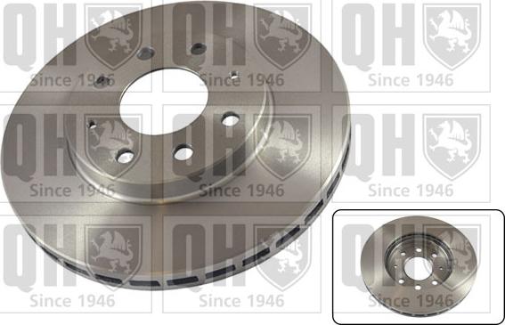Quinton Hazell BDC5160 - Тормозной диск autosila-amz.com
