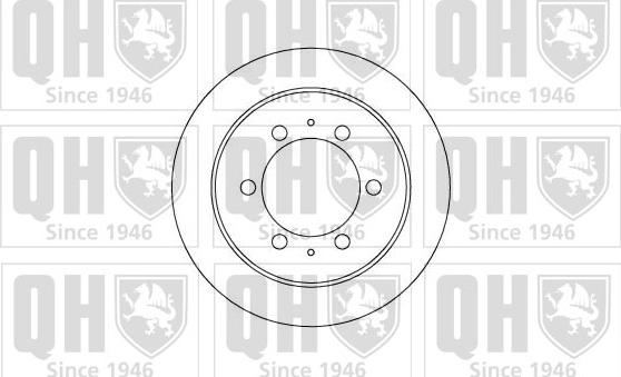 Quinton Hazell BDC5109 - Тормозной диск autosila-amz.com