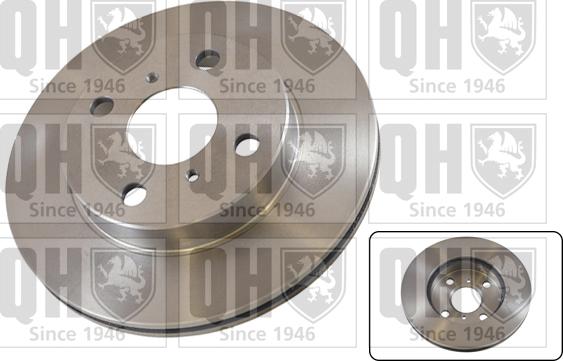Quinton Hazell BDC5117 - Тормозной диск autosila-amz.com