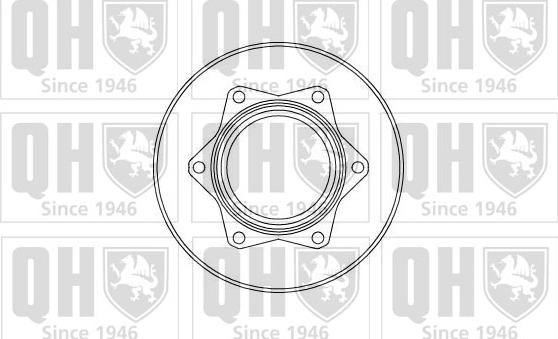 Quinton Hazell BDC5123 - Тормозной диск autosila-amz.com