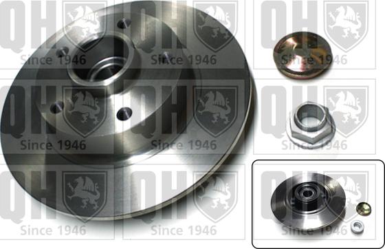 Quinton Hazell BDC5841 - Тормозной диск autosila-amz.com