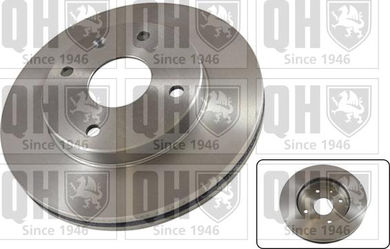 Quinton Hazell BDC5352 - Тормозной диск autosila-amz.com
