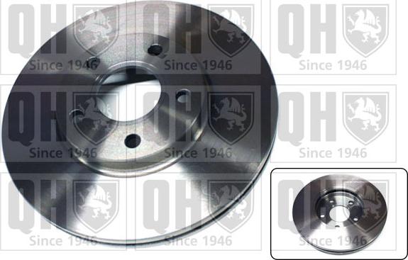 Quinton Hazell BDC5366 - Тормозной диск autosila-amz.com