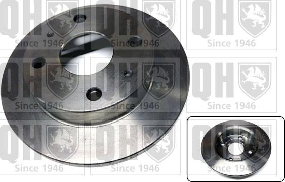 Quinton Hazell BDC5205 - Тормозной диск autosila-amz.com