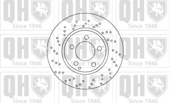Quinton Hazell BDC5207 - Тормозной диск autosila-amz.com