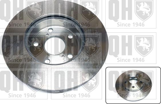 Quinton Hazell BDC5217 - Тормозной диск autosila-amz.com