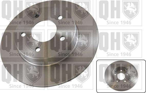 Quinton Hazell BDC5238 - Тормозной диск autosila-amz.com
