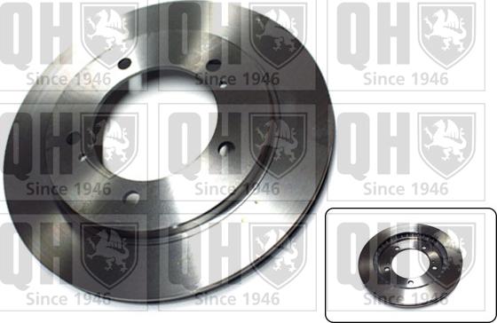 Quinton Hazell BDC5700 - Тормозной диск autosila-amz.com