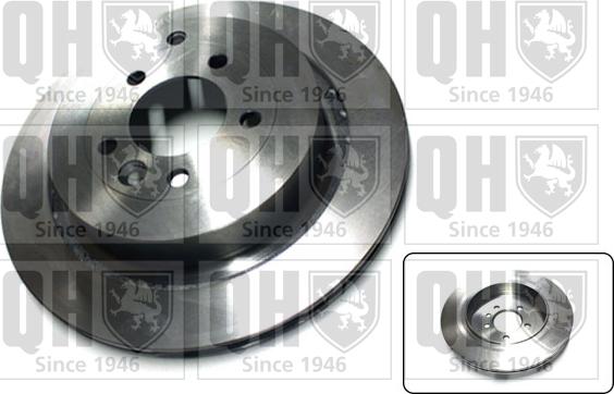 Quinton Hazell BDC5735 - Тормозной диск autosila-amz.com