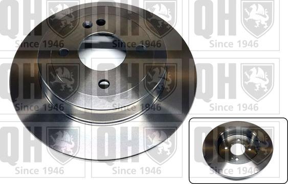 Quinton Hazell BDC6110 - Тормозной диск autosila-amz.com
