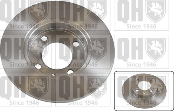 Quinton Hazell BDC1010 - Тормозной диск autosila-amz.com