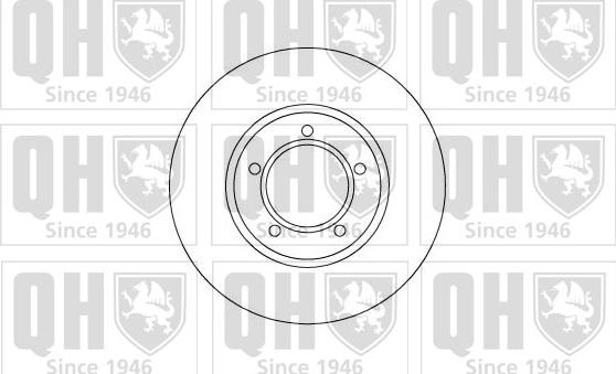 Quinton Hazell BDC1085 - Тормозной диск autosila-amz.com