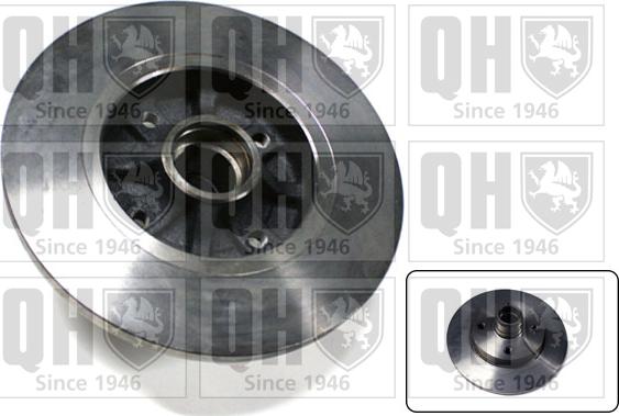 Quinton Hazell BDC3924 - Тормозной диск autosila-amz.com