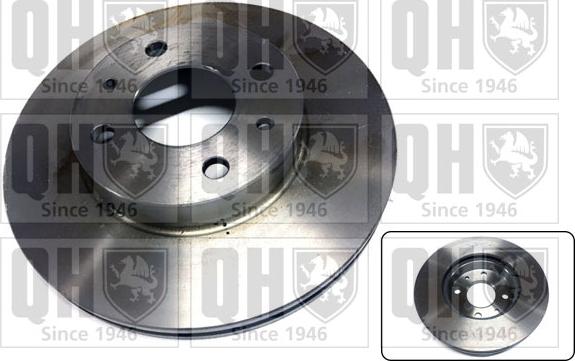 Quinton Hazell BDC3435 - Тормозной диск autosila-amz.com