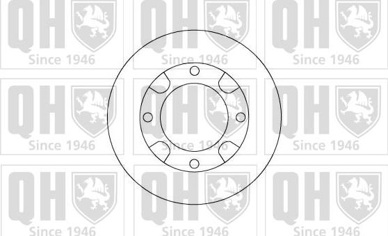 Quinton Hazell BDC3144 - Тормозной диск autosila-amz.com