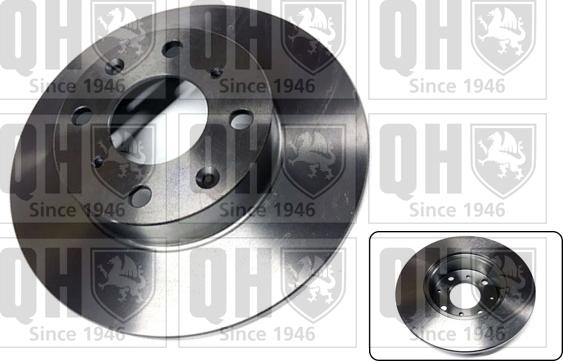 Quinton Hazell BDC3801 - Тормозной диск autosila-amz.com