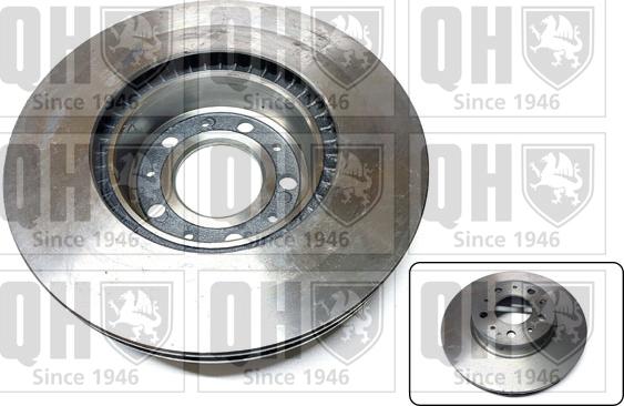 Quinton Hazell BDC3837 - Тормозной диск autosila-amz.com