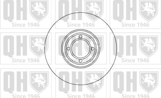 Quinton Hazell BDC3355 - Тормозной диск autosila-amz.com