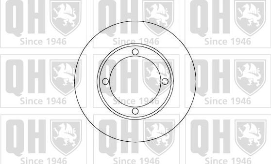 Quinton Hazell BDC3268 - Тормозной диск autosila-amz.com