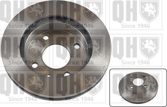 Quinton Hazell BDC3236 - Тормозной диск autosila-amz.com