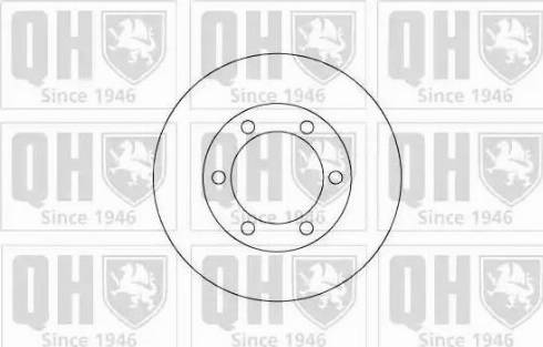 Quinton Hazell BDC3781 - Тормозной диск autosila-amz.com