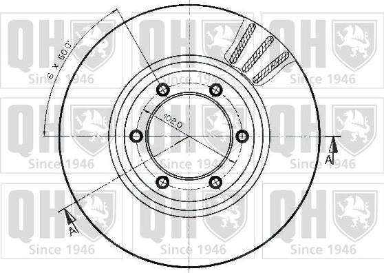 Quinton Hazell BDC3739 - Тормозной диск autosila-amz.com